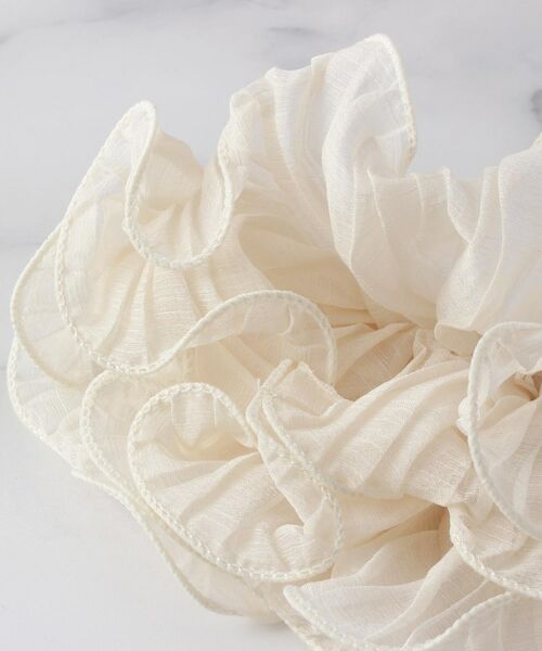 ITS'DEMO / イッツデモ ヘアアクセサリー | シュシュ見えボリュームバレッタ | 詳細5