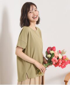 ITS'DEMO / イッツデモ カットソー | 【接触冷感／吸水速乾／洗濯機OK】サカリバ袖タックプルオーバー