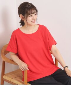 ITS'DEMO / イッツデモ カットソー | 【接触冷感／吸水速乾／洗濯機OK】サカリバ袖タックプルオーバー