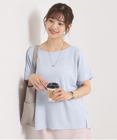 ITS'DEMO / イッツデモ カットソー | 【接触冷感／吸水速乾／洗濯機OK】サカリバ袖タックプルオーバー