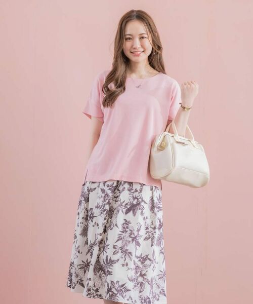 ITS'DEMO / イッツデモ カットソー | 【接触冷感／吸水速乾／洗濯機OK】サカリバ袖タックプルオーバー | 詳細1