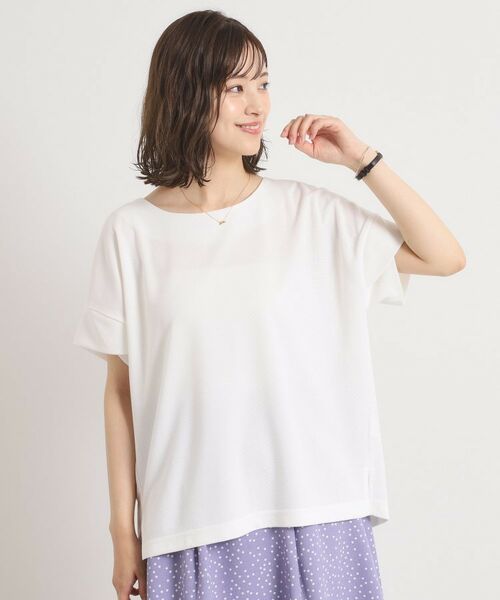 ITS'DEMO / イッツデモ カットソー | 【接触冷感／吸水速乾／洗濯機OK】サカリバ袖タックプルオーバー | 詳細11