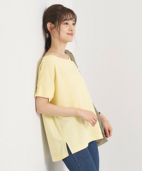 ITS'DEMO / イッツデモ カットソー | 【接触冷感／吸水速乾／洗濯機OK】サカリバ袖タックプルオーバー | 詳細20