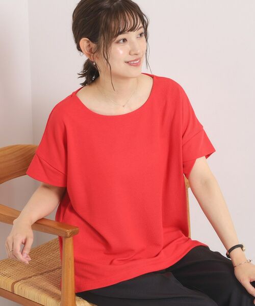 ITS'DEMO / イッツデモ カットソー | 【接触冷感／吸水速乾／洗濯機OK】サカリバ袖タックプルオーバー | 詳細27