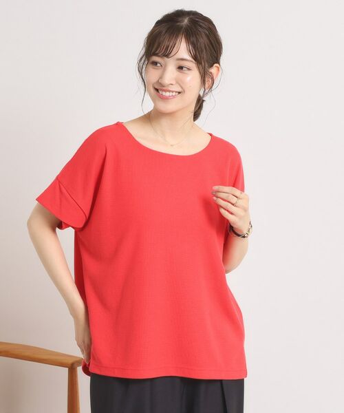 ITS'DEMO / イッツデモ カットソー | 【接触冷感／吸水速乾／洗濯機OK】サカリバ袖タックプルオーバー | 詳細28