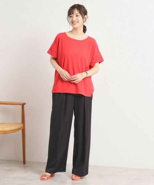 ITS'DEMO / イッツデモ カットソー | 【接触冷感／吸水速乾／洗濯機OK】サカリバ袖タックプルオーバー | 詳細29