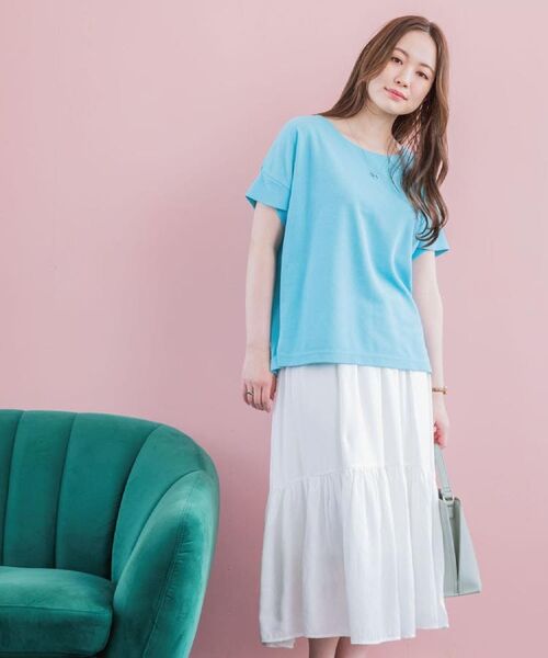 ITS'DEMO / イッツデモ カットソー | 【接触冷感／吸水速乾／洗濯機OK】サカリバ袖タックプルオーバー | 詳細9