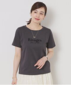 ITS'DEMO / イッツデモ Tシャツ | 【接触冷感／洗濯機OK】フロッキープリントTシャツ