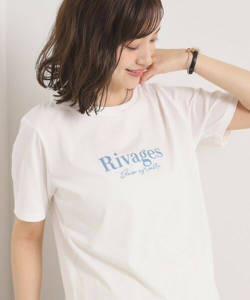 ITS'DEMO / イッツデモ Tシャツ | 【接触冷感／洗濯機OK】フロッキープリントTシャツ | 詳細1