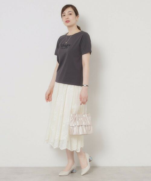 ITS'DEMO / イッツデモ Tシャツ | 【接触冷感／洗濯機OK】フロッキープリントTシャツ | 詳細11