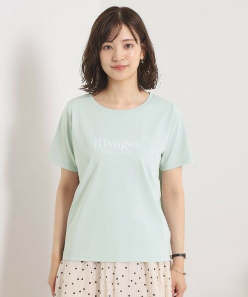 ITS'DEMO / イッツデモ Tシャツ | 【接触冷感／洗濯機OK】フロッキープリントTシャツ | 詳細17