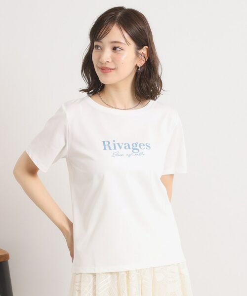 ITS'DEMO / イッツデモ Tシャツ | 【接触冷感／洗濯機OK】フロッキープリントTシャツ | 詳細2