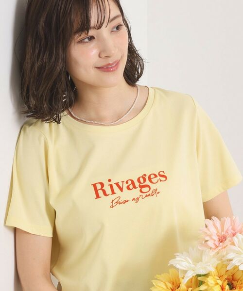 ITS'DEMO / イッツデモ Tシャツ | 【接触冷感／洗濯機OK】フロッキープリントTシャツ | 詳細5