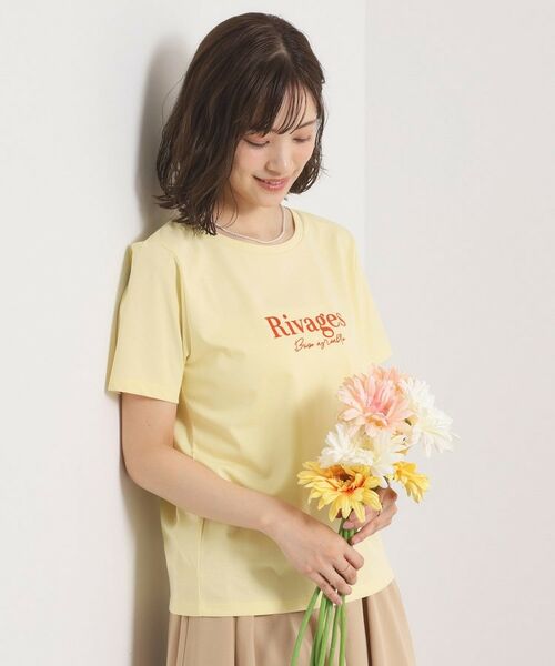 ITS'DEMO / イッツデモ Tシャツ | 【接触冷感／洗濯機OK】フロッキープリントTシャツ | 詳細6