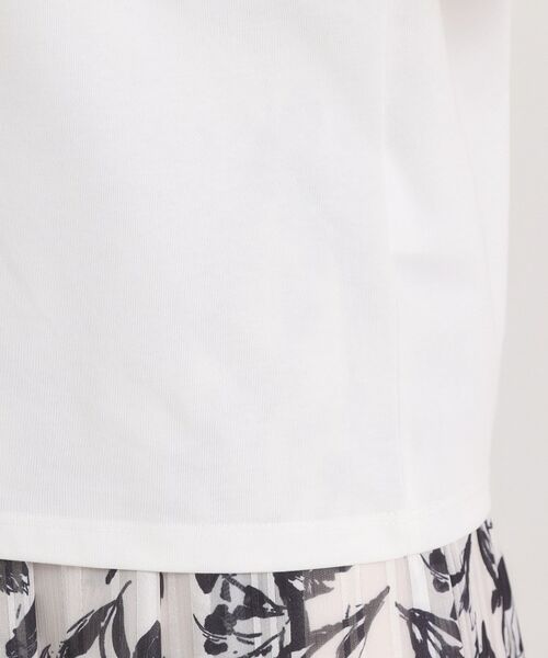 ITS'DEMO / イッツデモ Tシャツ | 【接触冷感／洗濯機OK】刺繍×パール調ロゴフレンチT | 詳細18