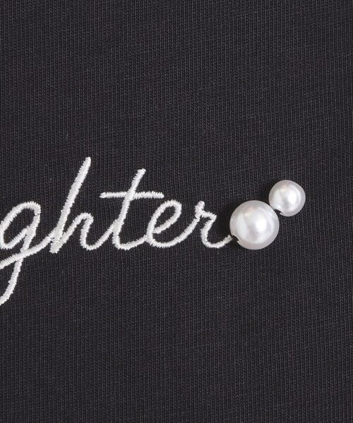 ITS'DEMO / イッツデモ Tシャツ | 【接触冷感／洗濯機OK】刺繍×パール調ロゴフレンチT | 詳細4