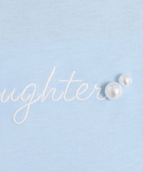 ITS'DEMO / イッツデモ Tシャツ | 【接触冷感／洗濯機OK】刺繍×パール調ロゴフレンチT | 詳細8