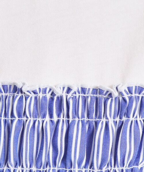 ITS'DEMO / イッツデモ カットソー | 【手洗い可】ストライプビスチェ風トップス | 詳細8