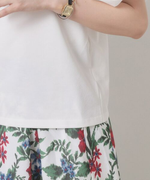 ITS'DEMO / イッツデモ カットソー | 【手洗い可】パール調飾り付きパフ袖プルオーバー | 詳細22