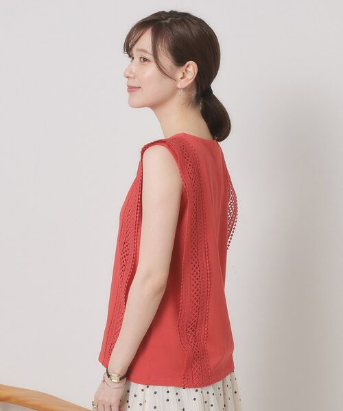 ITS'DEMO / イッツデモ カットソー | 【洗濯機OK】ショルダーレースプルオーバー | 詳細18