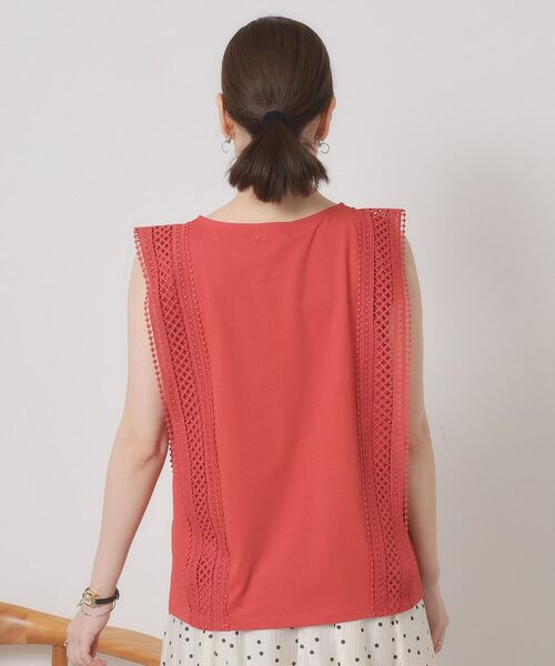 ITS'DEMO / イッツデモ カットソー | 【洗濯機OK】ショルダーレースプルオーバー | 詳細19
