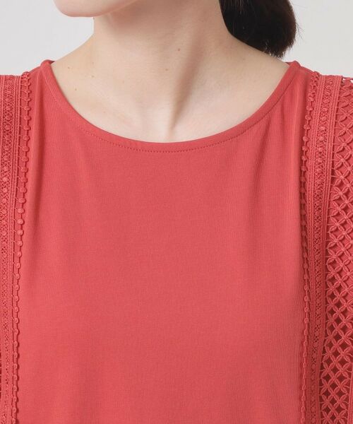 ITS'DEMO / イッツデモ カットソー | 【洗濯機OK】ショルダーレースプルオーバー | 詳細20