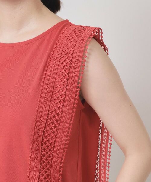 ITS'DEMO / イッツデモ カットソー | 【洗濯機OK】ショルダーレースプルオーバー | 詳細21