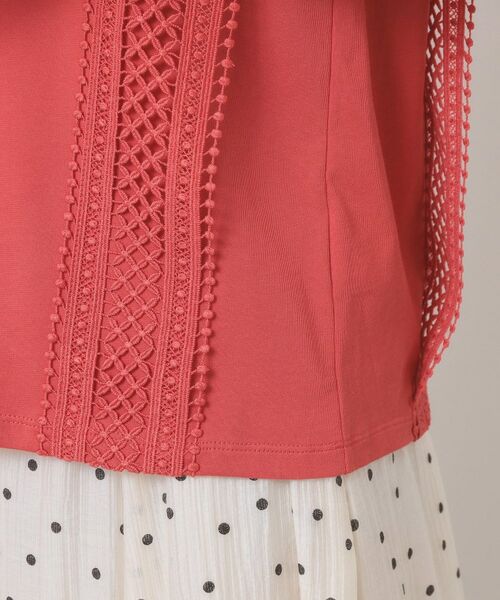 ITS'DEMO / イッツデモ カットソー | 【洗濯機OK】ショルダーレースプルオーバー | 詳細22