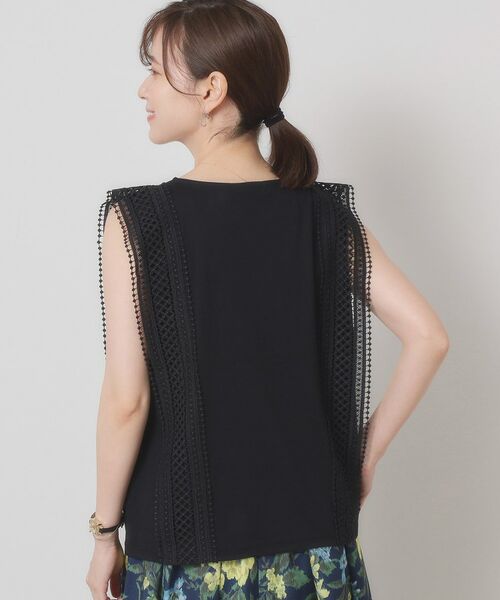 ITS'DEMO / イッツデモ カットソー | 【洗濯機OK】ショルダーレースプルオーバー | 詳細7