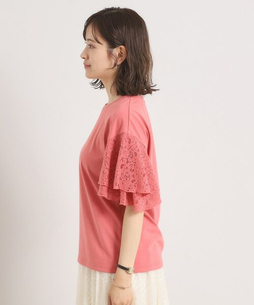 ITS'DEMO / イッツデモ カットソー | 【手洗い可】袖フレアレースプルオーバー | 詳細18