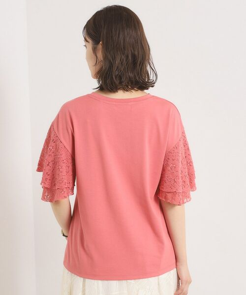 ITS'DEMO / イッツデモ カットソー | 【手洗い可】袖フレアレースプルオーバー | 詳細19