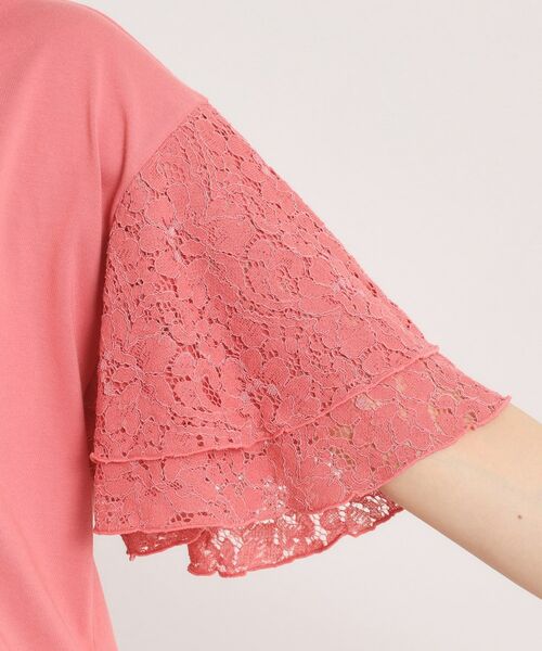 ITS'DEMO / イッツデモ カットソー | 【手洗い可】袖フレアレースプルオーバー | 詳細21