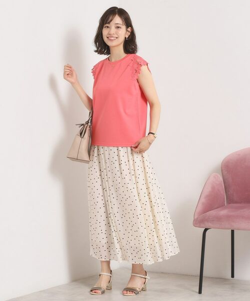 ITS'DEMO / イッツデモ カットソー | 【手洗い可】袖レースポンチプルオーバー | 詳細11