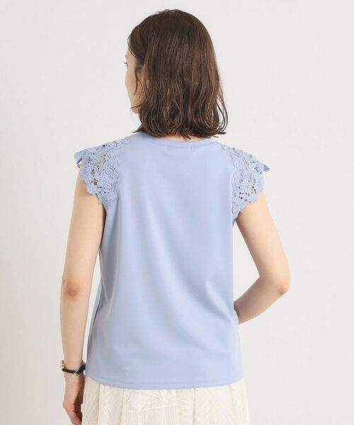 ITS'DEMO / イッツデモ カットソー | 【手洗い可】袖レースポンチプルオーバー | 詳細19