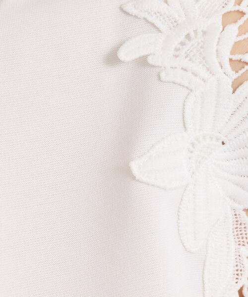ITS'DEMO / イッツデモ カットソー | 【手洗い可】袖レースポンチプルオーバー | 詳細4