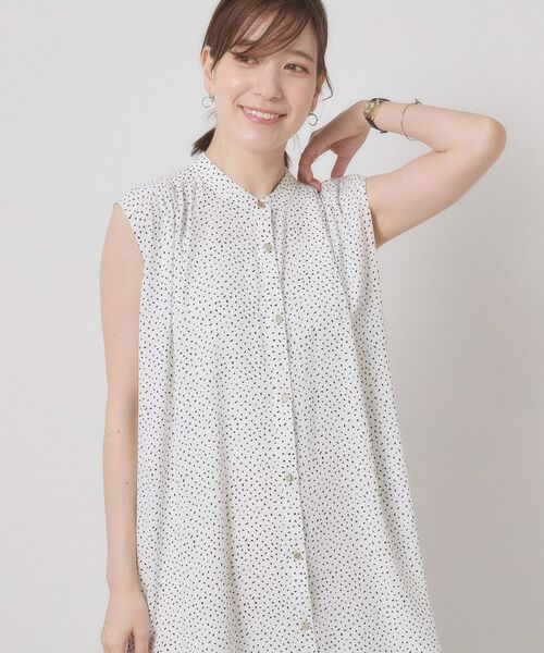 ITS'DEMO / イッツデモ ミニ丈・ひざ丈ワンピース | 【接触冷感／手洗い可】前開きワンピース | 詳細1