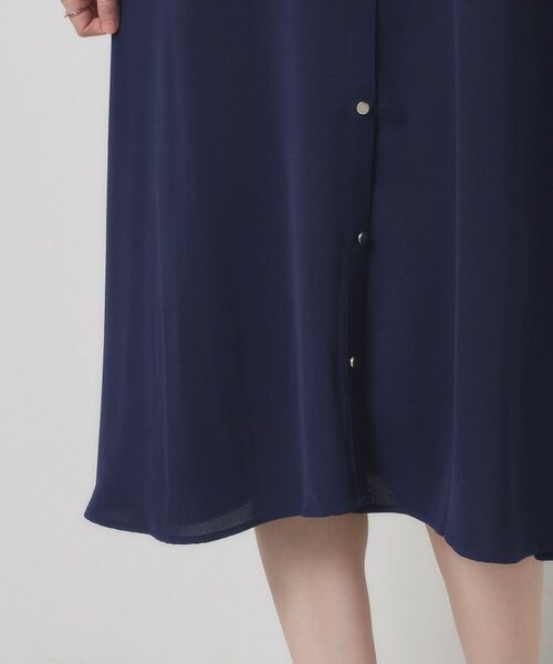 ITS'DEMO / イッツデモ ミニ丈・ひざ丈ワンピース | 【接触冷感／手洗い可】前開きワンピース | 詳細22