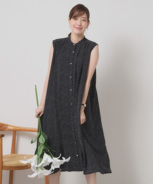 ITS'DEMO / イッツデモ ミニ丈・ひざ丈ワンピース | 【接触冷感／手洗い可】前開きワンピース | 詳細6