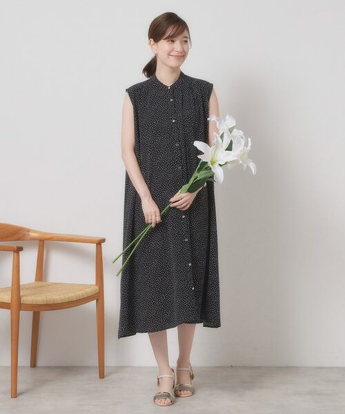 ITS'DEMO / イッツデモ ミニ丈・ひざ丈ワンピース | 【接触冷感／手洗い可】前開きワンピース | 詳細7