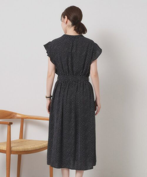 ITS'DEMO / イッツデモ ミニ丈・ひざ丈ワンピース | 【手洗い可】フリル袖ブラウジングワンピース | 詳細19