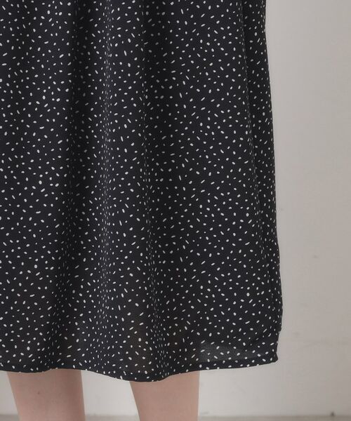 ITS'DEMO / イッツデモ ミニ丈・ひざ丈ワンピース | 【手洗い可】フリル袖ブラウジングワンピース | 詳細24