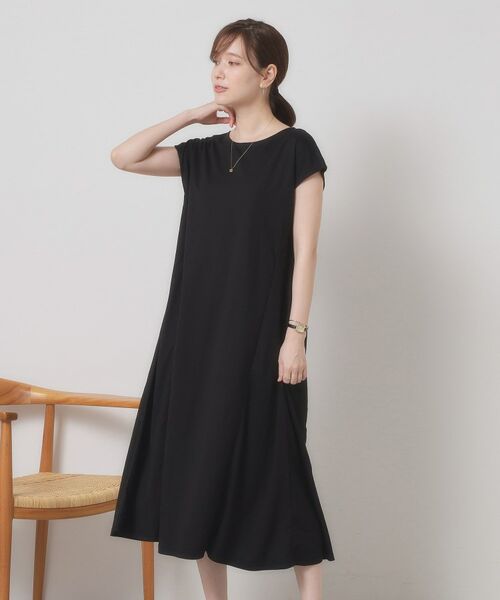 ITS'DEMO / イッツデモ ロング・マキシ丈ワンピース | 【接触冷感／洗濯機OK】カノコカットフレアワンピース | 詳細1