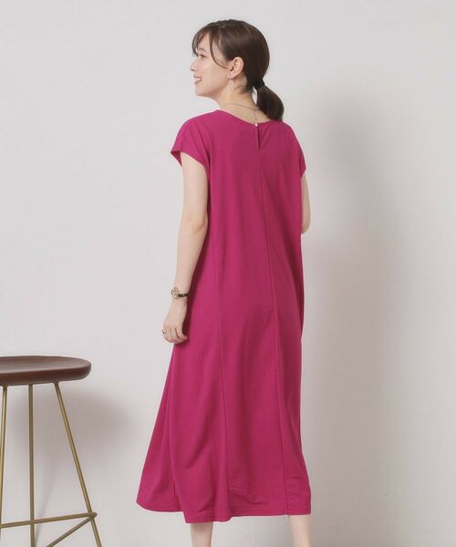 ITS'DEMO / イッツデモ ロング・マキシ丈ワンピース | 【接触冷感／洗濯機OK】カノコカットフレアワンピース | 詳細14