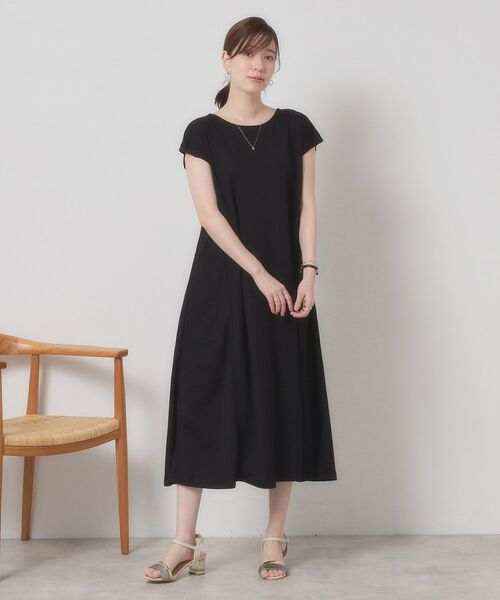 ITS'DEMO / イッツデモ ロング・マキシ丈ワンピース | 【接触冷感／洗濯機OK】カノコカットフレアワンピース | 詳細3