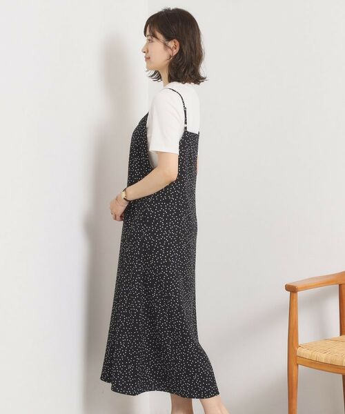 ITS'DEMO / イッツデモ ワンピース | 【UVカット／速乾／冷感／洗濯機OK／洗濯後しわになりにくい】麻調ストレッチキャミワンピ＜ラク服シリーズ＞ | 詳細14