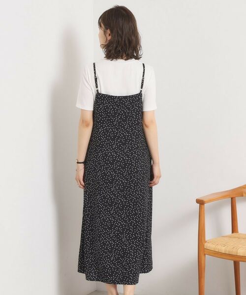 ITS'DEMO / イッツデモ ワンピース | 【UVカット／速乾／冷感／洗濯機OK／洗濯後しわになりにくい】麻調ストレッチキャミワンピ＜ラク服シリーズ＞ | 詳細15