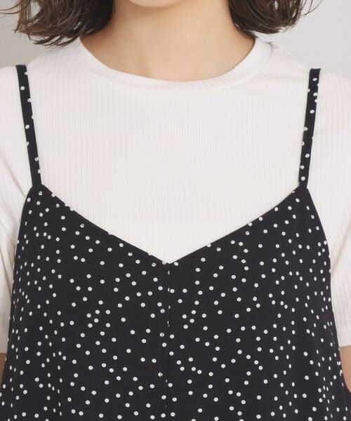 ITS'DEMO / イッツデモ ワンピース | 【UVカット／速乾／冷感／洗濯機OK／洗濯後しわになりにくい】麻調ストレッチキャミワンピ＜ラク服シリーズ＞ | 詳細16