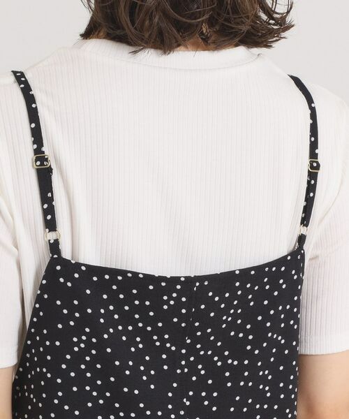 ITS'DEMO / イッツデモ ワンピース | 【UVカット／速乾／冷感／洗濯機OK／洗濯後しわになりにくい】麻調ストレッチキャミワンピ＜ラク服シリーズ＞ | 詳細17