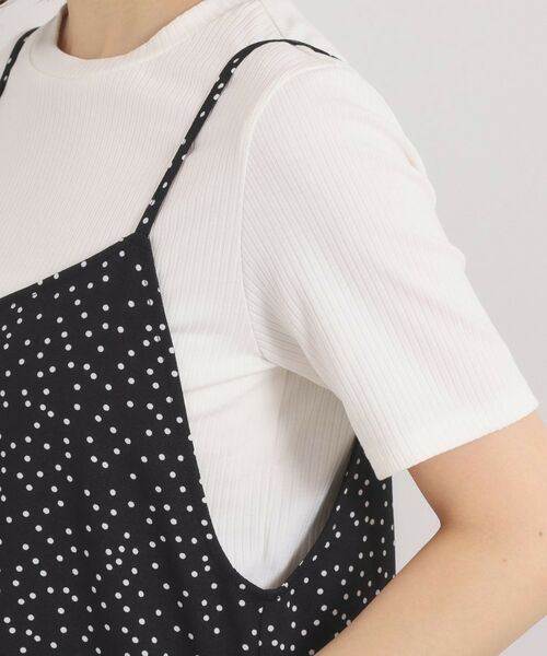 ITS'DEMO / イッツデモ ワンピース | 【UVカット／速乾／冷感／洗濯機OK／洗濯後しわになりにくい】麻調ストレッチキャミワンピ＜ラク服シリーズ＞ | 詳細18