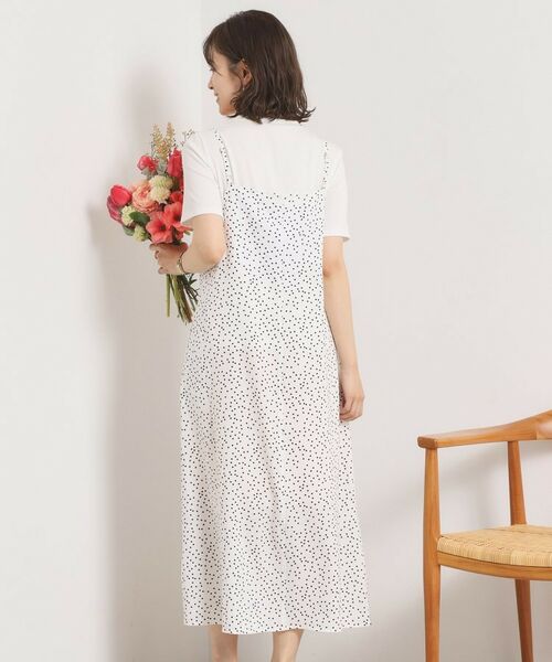 ITS'DEMO / イッツデモ ワンピース | 【UVカット／速乾／冷感／洗濯機OK／洗濯後しわになりにくい】麻調ストレッチキャミワンピ＜ラク服シリーズ＞ | 詳細2